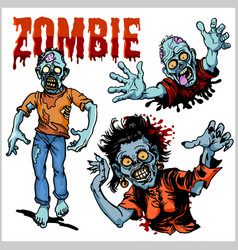 Zombie Comic Set - Cartoon