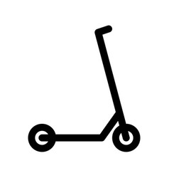 Electric Scooter Line Icon Graphics