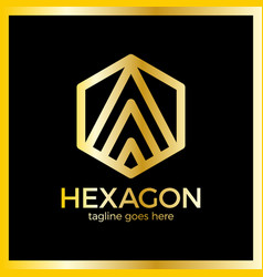 Hexa Letter A Logo