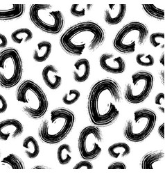 Seamless Pattern With Sketch Circles Shape