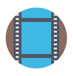 Camera Reel Flat Icon