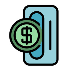 Parking Payment Icon Flat