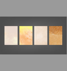 Set Of Earth Tone Watercolor Backgrounds For