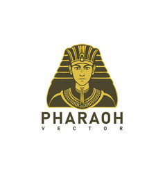 Logo Portrait Of The Ancient Egyptian Pharaoh