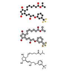 Travoprost Eye Disease Drug Molecule Used