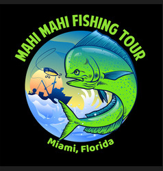 Mahi Fishing Shirt Design