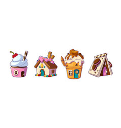 Candy Land Houses Set