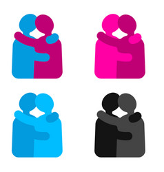 Empathy Icon Hope Compassion Hug Concern Depend