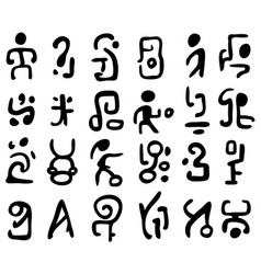 Cryptic People Text Symbol Set