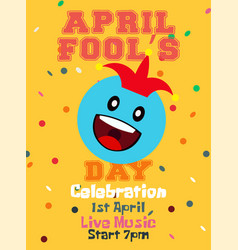 April Fools Day Party Flyer Poster Design