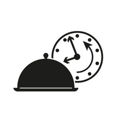 Fast Cooking Food Icon Lunch Delivery Time