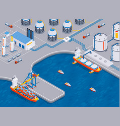 Isometric Gas Terminal Composition