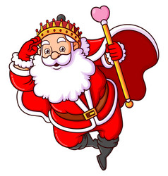 King Santa Claus Is Looking For Someone While