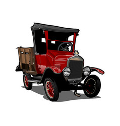 Cartoon Retro Truck