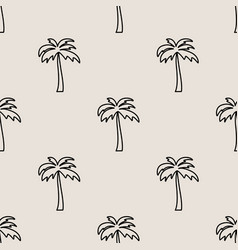 Seamless Pattern With Palm Trees Palm Tree