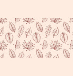 Autumn Leaves Seamless Pattern