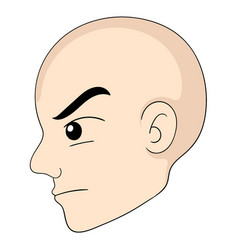 Bald Head Boy Emoticon From Side