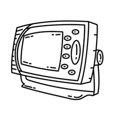 Navigation Telex Icon Doodle Hand Drawn