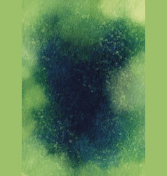 Sspring Green And Dark Blue Splash Watercolor