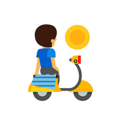 Handkerchief On Moped For Butt Cheeks Icon