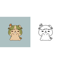 Kawaii Clipart Halloween Hamster