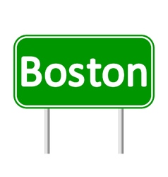 Boston Green Road Sign