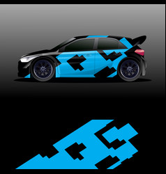 Rally Car Decal Graphic Wrap