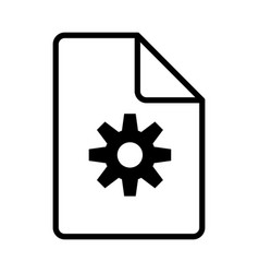 System Configuration File Icon Or Gear File