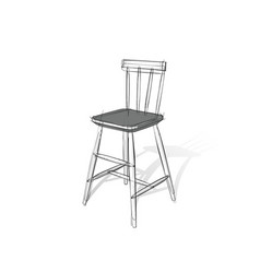 Technical Drawing A Bar Stool