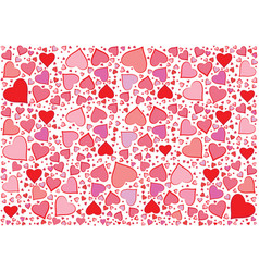 Valentines Day Hearts Seamless Pattern