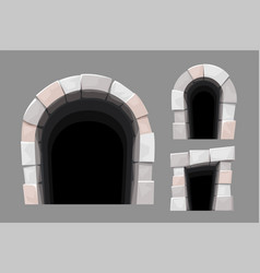 Different Shapes Front Tunnel Entrance In Set