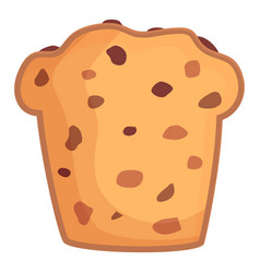 Half Panettone Icon Cartoon Sweet Cake