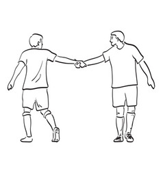 Line Art Full Length Of Soccer Player