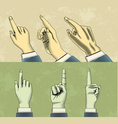 Six Fingers Points Drawn