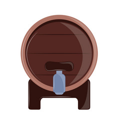 Wine Barrel With Tap