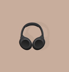 Headphone Icon Flat Design Logo