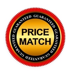 Price Match Guarantee Gold Label Sign Template