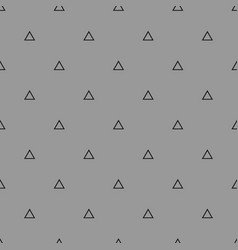 Tile Pattern With Black Triangles On Grey