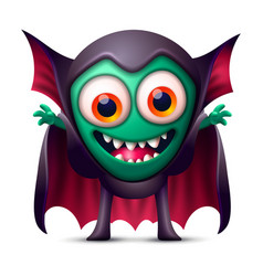 Cartoon Halloween Monster Clipart With Big