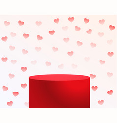 3d Podium Platform For Valentines Day Heart