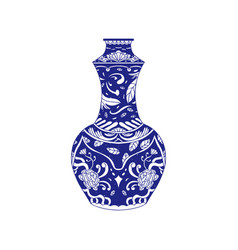 Hand Drawn Engraving Antique Vase