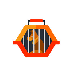 Pet Travel Crate Icon