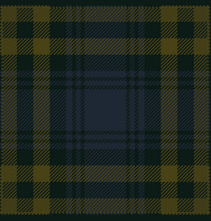 Navy Blue And Ocher Dark Tartan Plaid Pattern