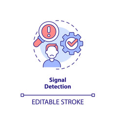 Signal Detection Concept Icon