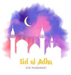 Eid al-adha eid ul-adha mubarak kurban bayrami Vector Image