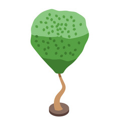 Tree Trim Icon Isometric Plant Lawn