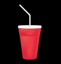 A Blank Soft Drink Cup