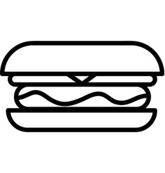 Burger Icon Sign Symbol Logo