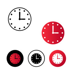 Abstract Time Clock Icon