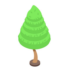 Trim Garden Tree Icon Isometric Lawn Plant